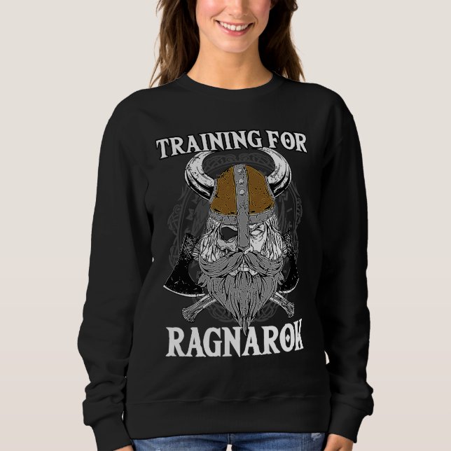 Sweatshirt Training for Ragnarok Nordic Odin Mythology Celtic (Devant)