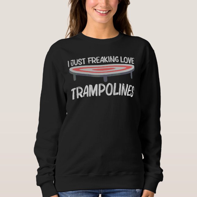 Sweatshirt Trampoline Cool Pour Hommes Femmes Récréatif Extér (Devant)