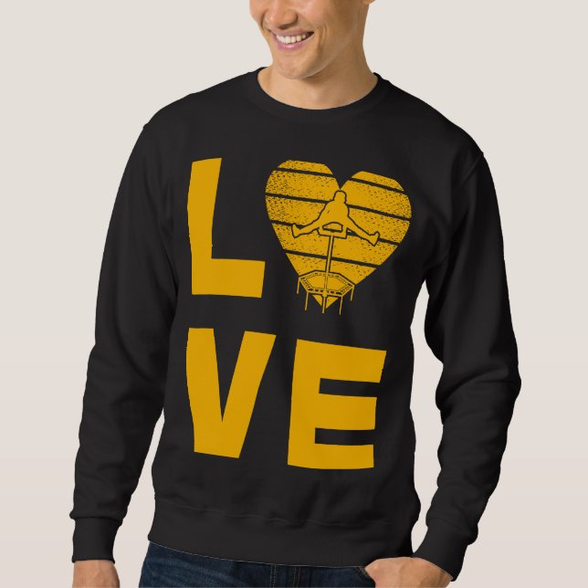 Sweatshirt Trampoline Saut Trampoline Gymnastique 13 (Devant)