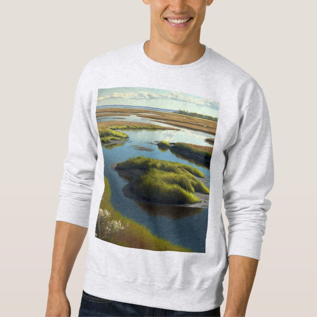 Sweatshirt Tranquillité Côtière (Devant)
