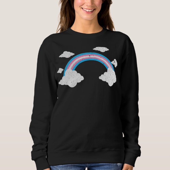 Sweatshirt Trans Prith Mois Lgbtq Drapeau Transsexuel Rainbow (Devant)