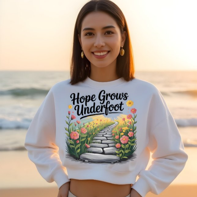 Sweatshirt Transformation du chemin fleuri (Créateur téléchargé)