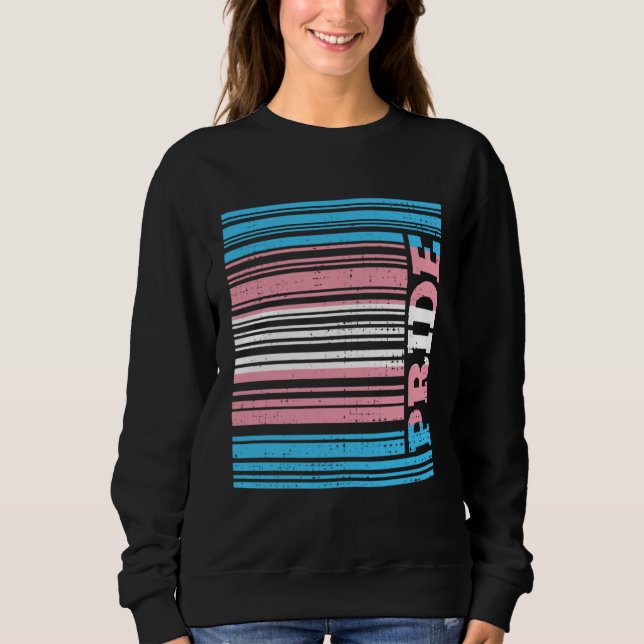 Sweatshirt Transgender Pride Flag LGBT Trans Gay Les Bi Trans (Devant)