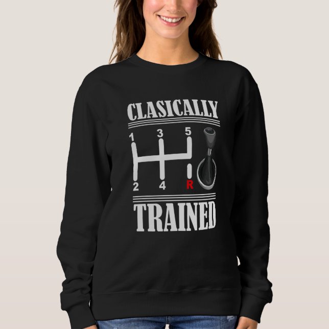 Sweatshirt Transmission manuelle des bâtons de formation clas (Devant)