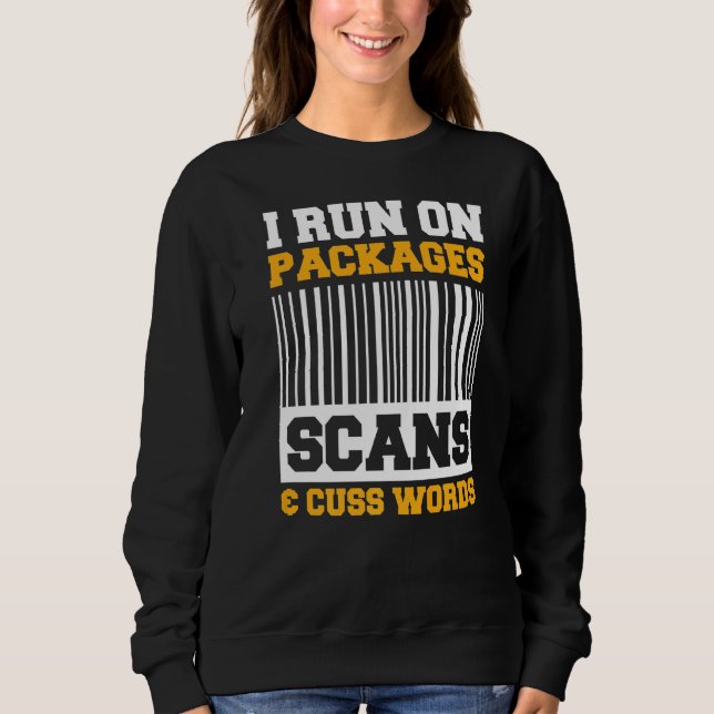 Sweatshirt Transporteur De Courrier Pour Un Employé De Poste  (Devant)
