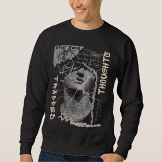 Sweatshirt Trapped in Thoughts Streetwear | Graphisme Esthéti