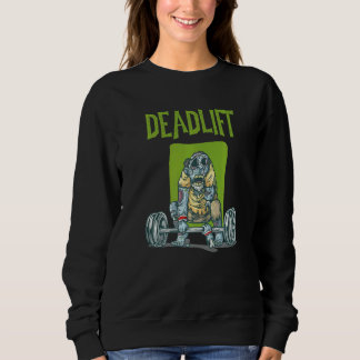 Sweatshirt Travail de levée de cadavre exercice de musculatio