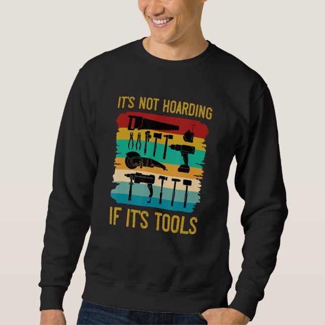 Sweatshirt Travail du bois amusant Ce n'est pas l'élevage si  (Devant)