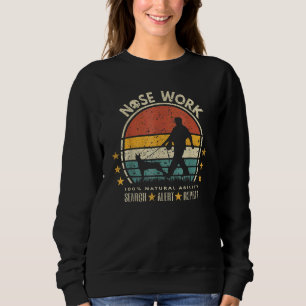 Sweatshirt Travail du nez Sport de chien Entraînement du nez 