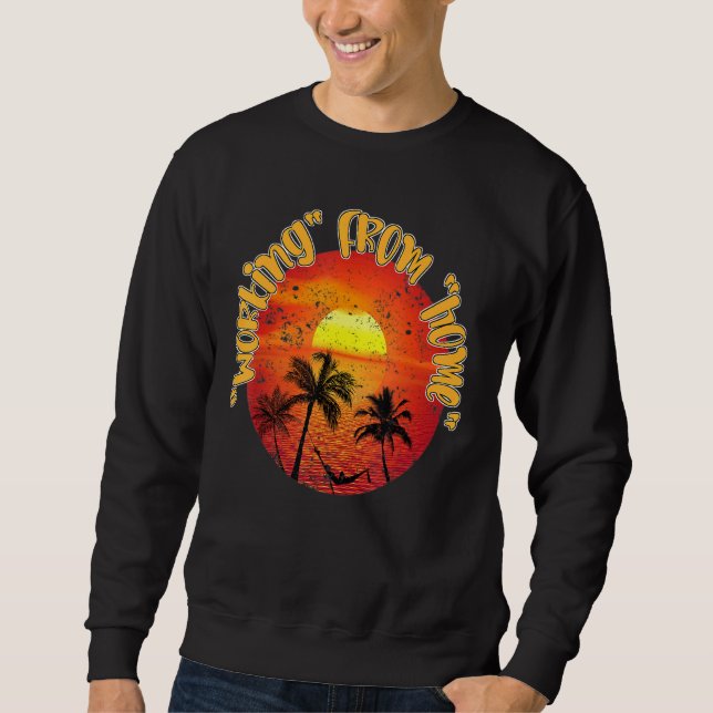 Sweatshirt Travailler De La Maison Comme Nomade Numérique Dan (Devant)