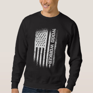 Sweatshirt Travailleur Électricien Graphique Rétro Craftsman