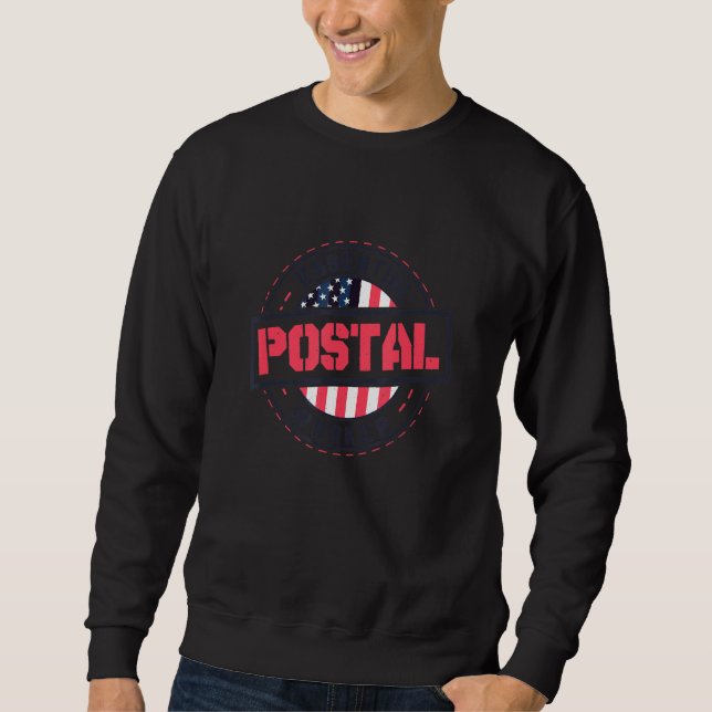Sweatshirt Travailleur Postal, Courrier Et Courrier Essentiel (Devant)