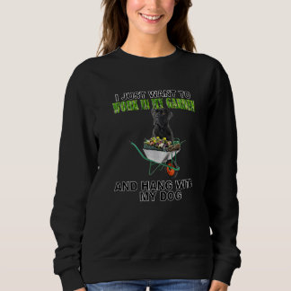 Sweatshirt Travaillez dans mon jardin & suspendez W Cane Cors