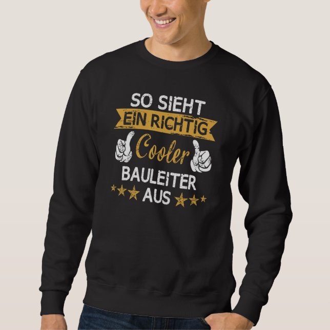 Sweatshirt Travaux de construction du chantier de constructio (Devant)