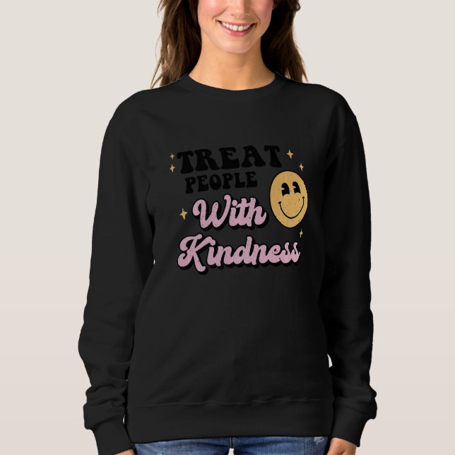 Sweatshirt Treat People With Kindness TPWK Trendy Preppy  1 (Devant)