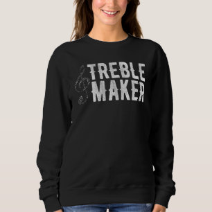 Sweatshirt Treble Note Maker Musique sonore instrumentale