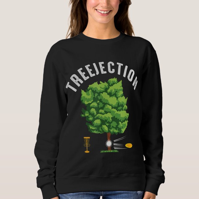 Sweatshirt Treejection Funny Disque Golf Lecteur Frisbee Golf (Devant)