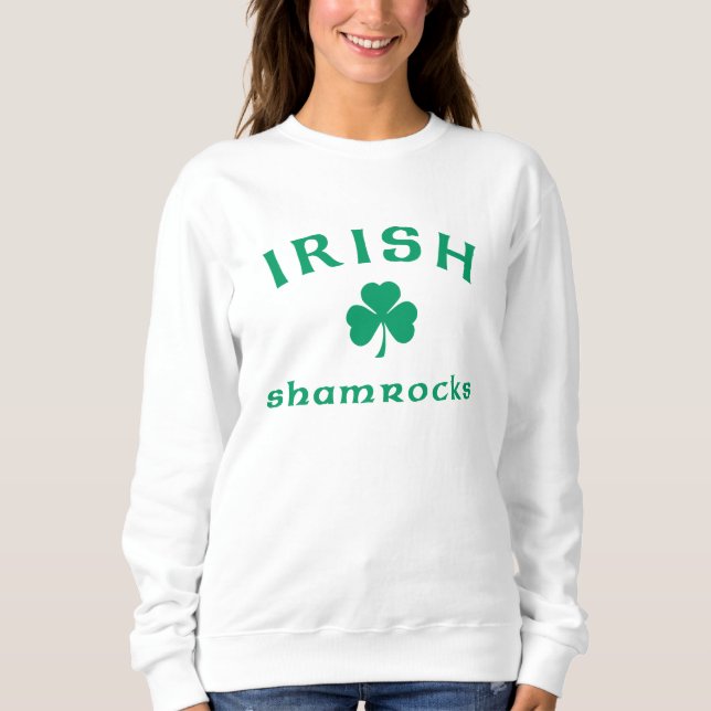 Sweatshirt Trèfles irlandais (Devant)