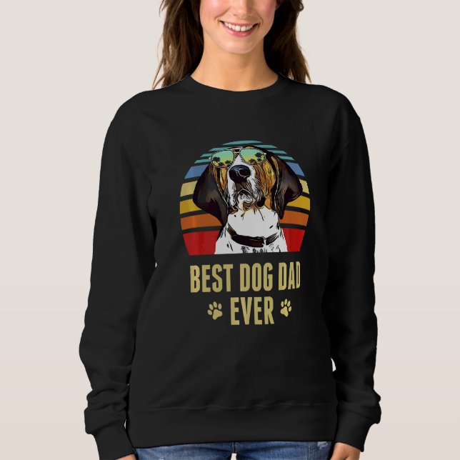 Sweatshirt Trek Walker Coonhound Meilleur Chien Papa Jamais R (Devant)