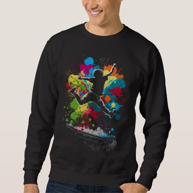 Sweatshirt Tremplin Splash Trampoline Jumper Tremplin de saut (Devant)