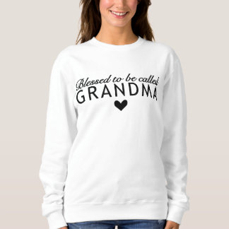 Sweatshirt Très béni, appelé l'art du mot grand-mère