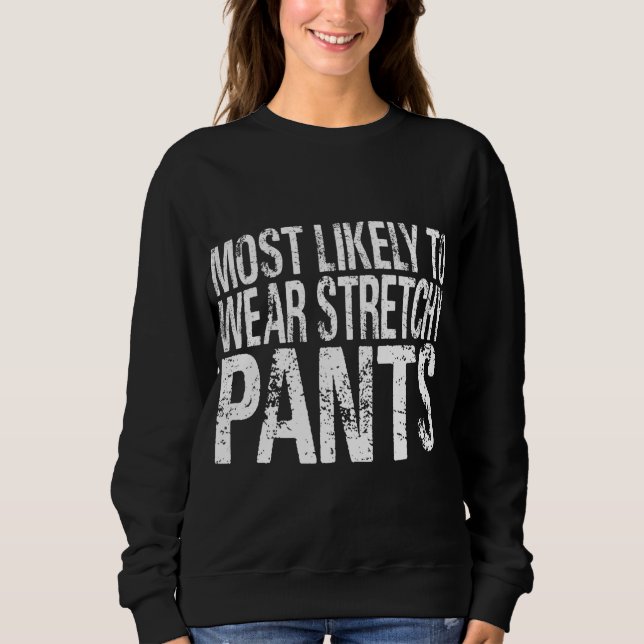 Sweatshirt Très Probable De Porter Des Pantalons Stretchy Drô (Devant)