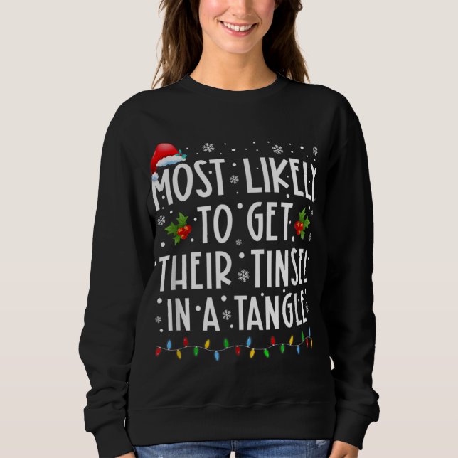 Sweatshirt Très Probable D'Obtenir Leur Mince Dans Un Christ  (Devant)