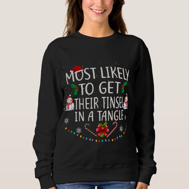 Sweatshirt Très Probable D'Obtenir Leur Mince Dans Un Christ  (Devant)