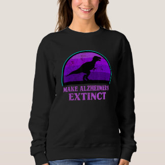 Sweatshirt Trex Dinosaur Faire de l'Alzheimer un Ki de sensib