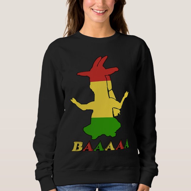 Sweatshirt Tri Color Rasta Goat (Devant)