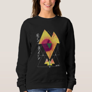 Sweatshirt Triangle esthétique Tournesol Streetwear Tendance 