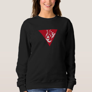 Sweatshirt Triangle rouge Palestine