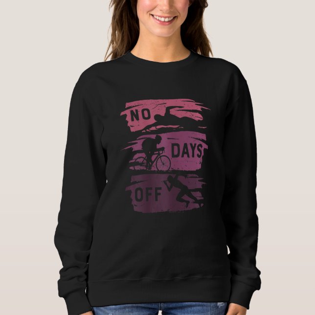 Sweatshirt Triathlon féminin 1 (Devant)