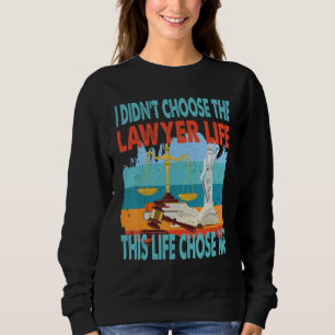 Sweatshirt Tribunal du droit de la vie de l'avocat
