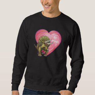 Sweatshirt Tricératops amoureux Saint Valentin