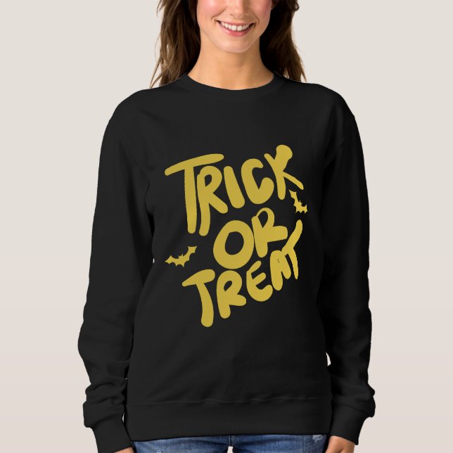 Sweatshirt Trick or Treat Halloween (Devant)