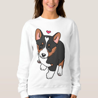 Sweatshirt Tricolore Corgi Chien Chien Chien Chien Chien Cute