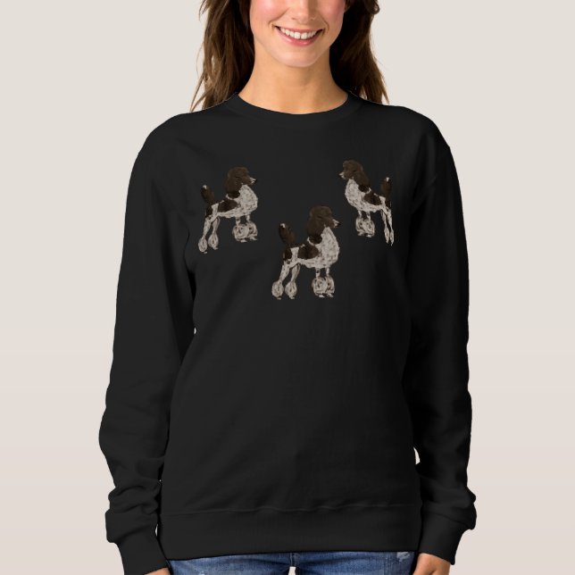 Sweatshirt Trio Parti Poodle (Devant)