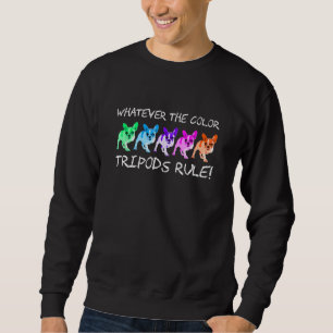Sweatshirt Tripod Tripawd Funny trois pattes de chien