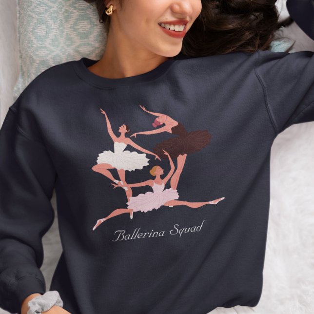Sweatshirt Trois Ballerinas mignonnes (Créateur téléchargé)