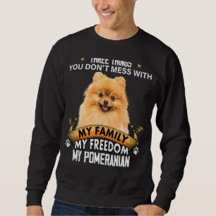 Sweatshirt Trois choses que vous ne manquez pas avec le Chien
