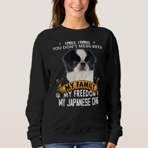 Sweatshirt Trois choses que vous ne manquez pas avec le chien