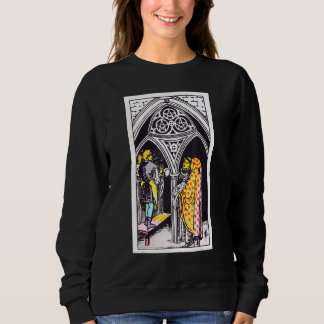 Sweatshirt Trois Pièces Ou Pentacles Vintage Tarot Rider W