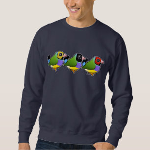 Sweatshirt Trois pinsons de Gouldian