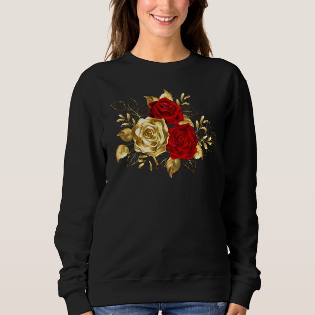 Sweatshirt Trois Roses de bijoux (Devant)