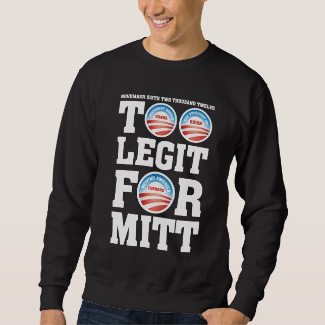 Sweatshirt Trop pièce de théâtre pour le gant (Devant)