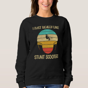 Sweatshirt Trottinette de stunt cool pour hommes femmes Trott
