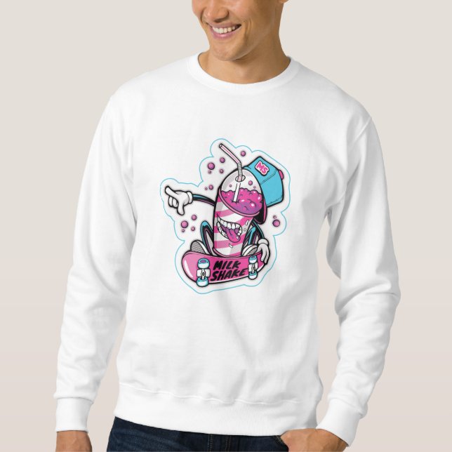 Sweatshirt Trottinette Planche à Roulettes (Devant)
