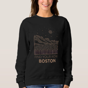 Sweatshirt Trouvez votre route Outdoor Randonnée Nature Hiker