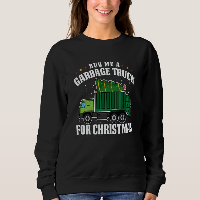 Sweatshirt Truck Driver Christmas Rig  Trucker Trucking Garba (Devant)